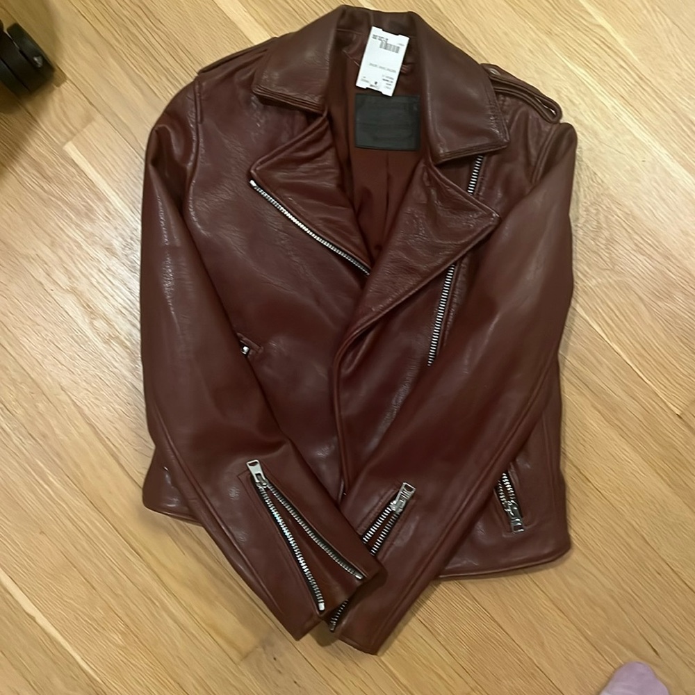 All Saints leather jacket